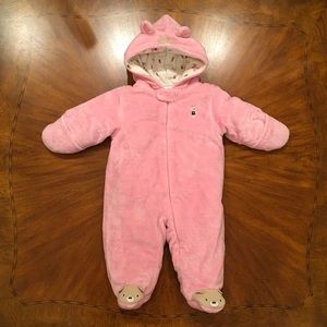 🐼Small Wonders Baby Girl Snowsuit Size 3-6M🐼